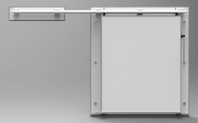 Производство откатных дверей для холодильных камер 